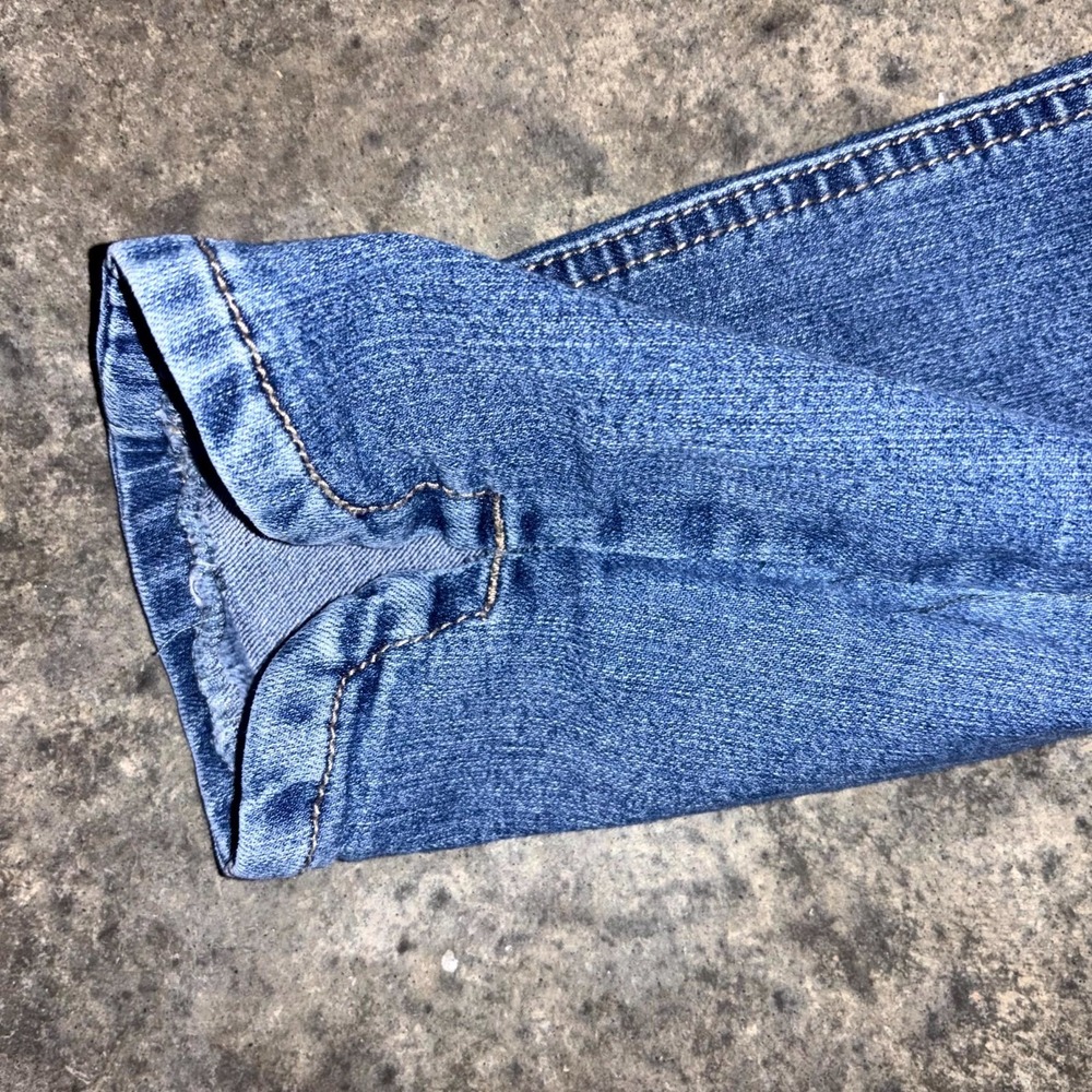 D. Jeans Skinny Womens 8 Blue Denim Stretch Mid Rise Medium Wash Slim Fit Casual - Picture 7 of 14